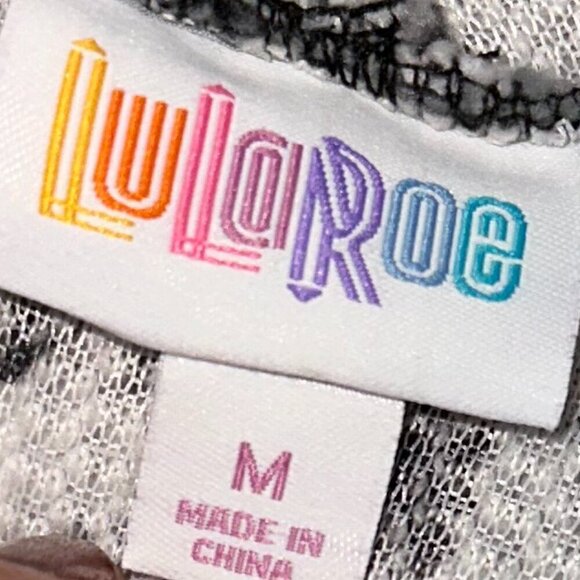 Hooded Black White Sherpa Jacket Open Front Lularoe Medium - Picture 9 of 10